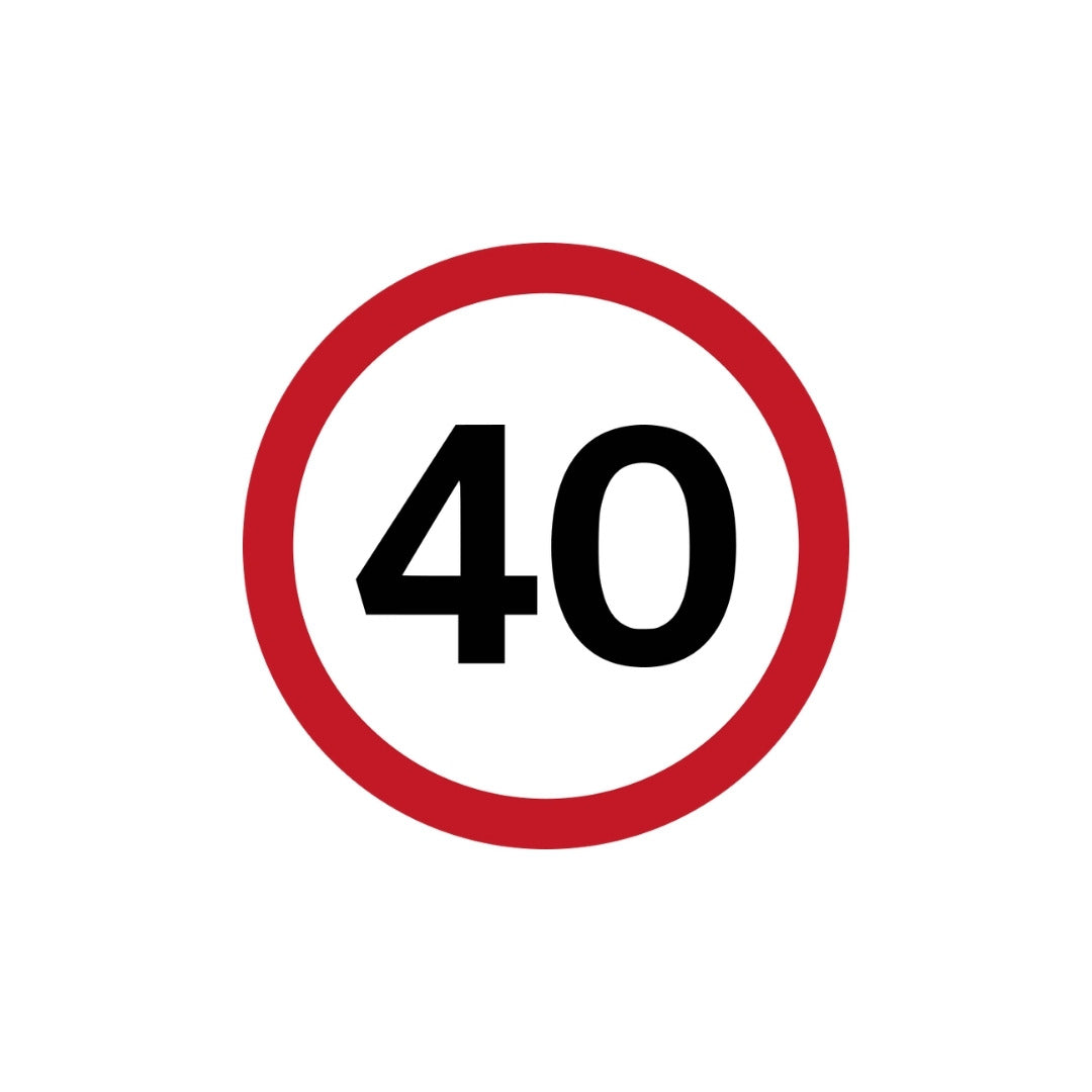Speed Restriction 40 (round)