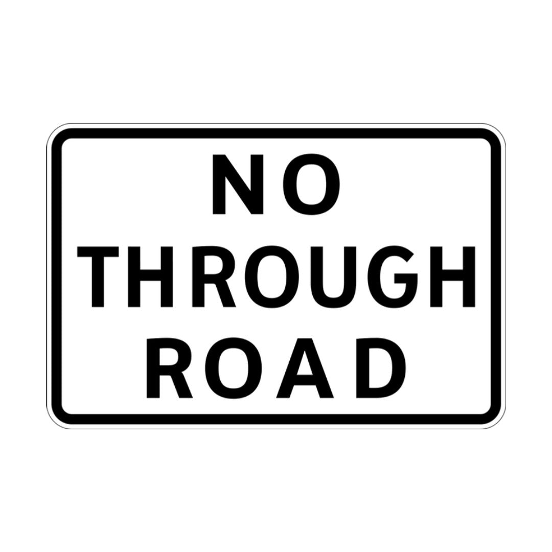 No Through Road
