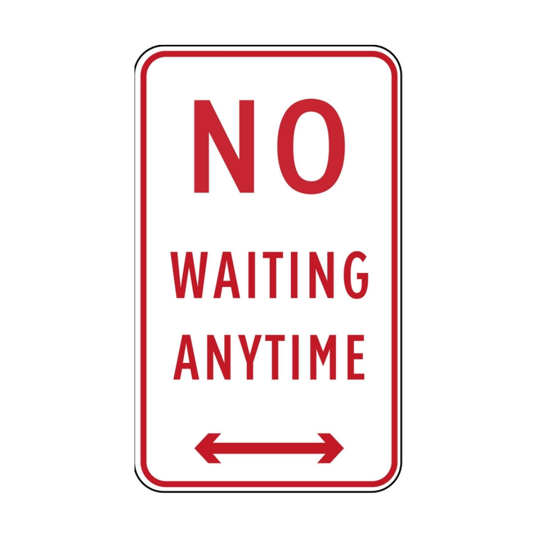 No Waiting Anytime (rectangular)