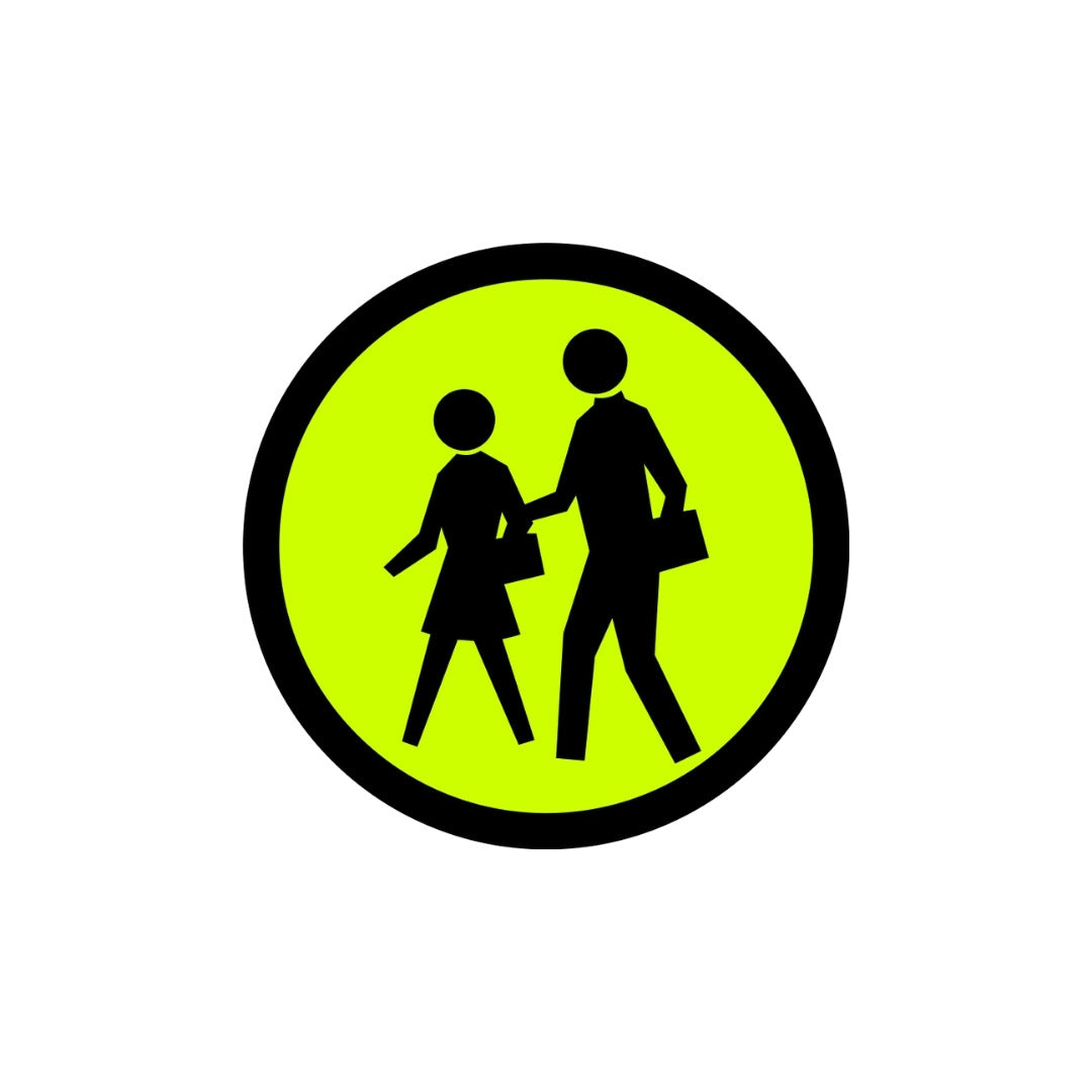 Children Crossing (round)