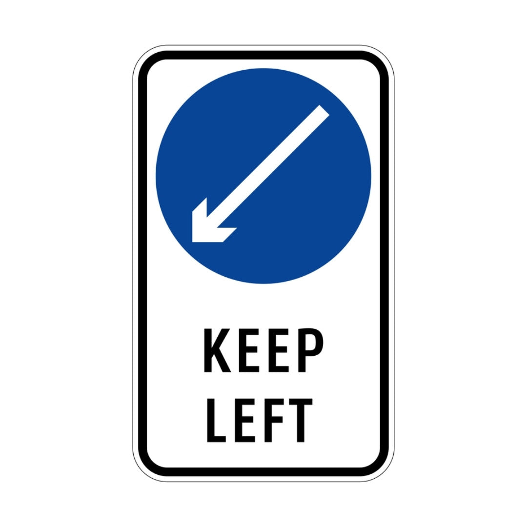Keep Left (rectangular)
