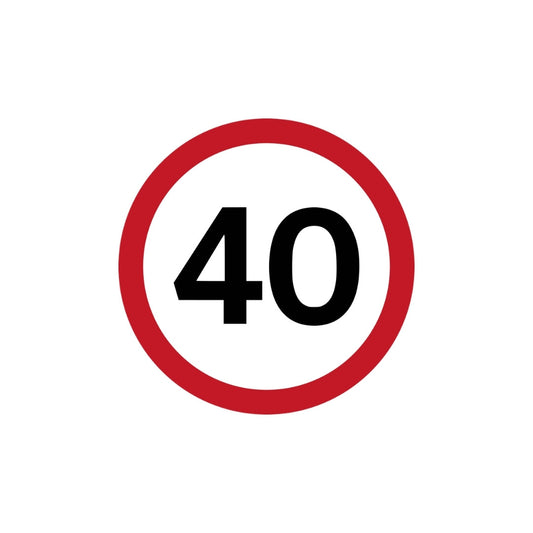 Speed Restriction 40 (round)