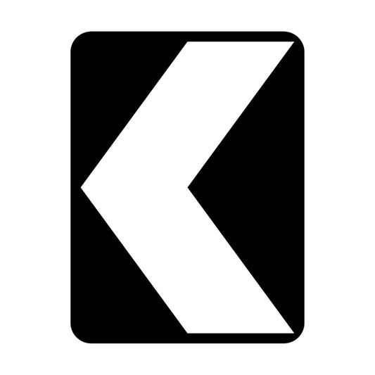 Black and White Chevron (left)
