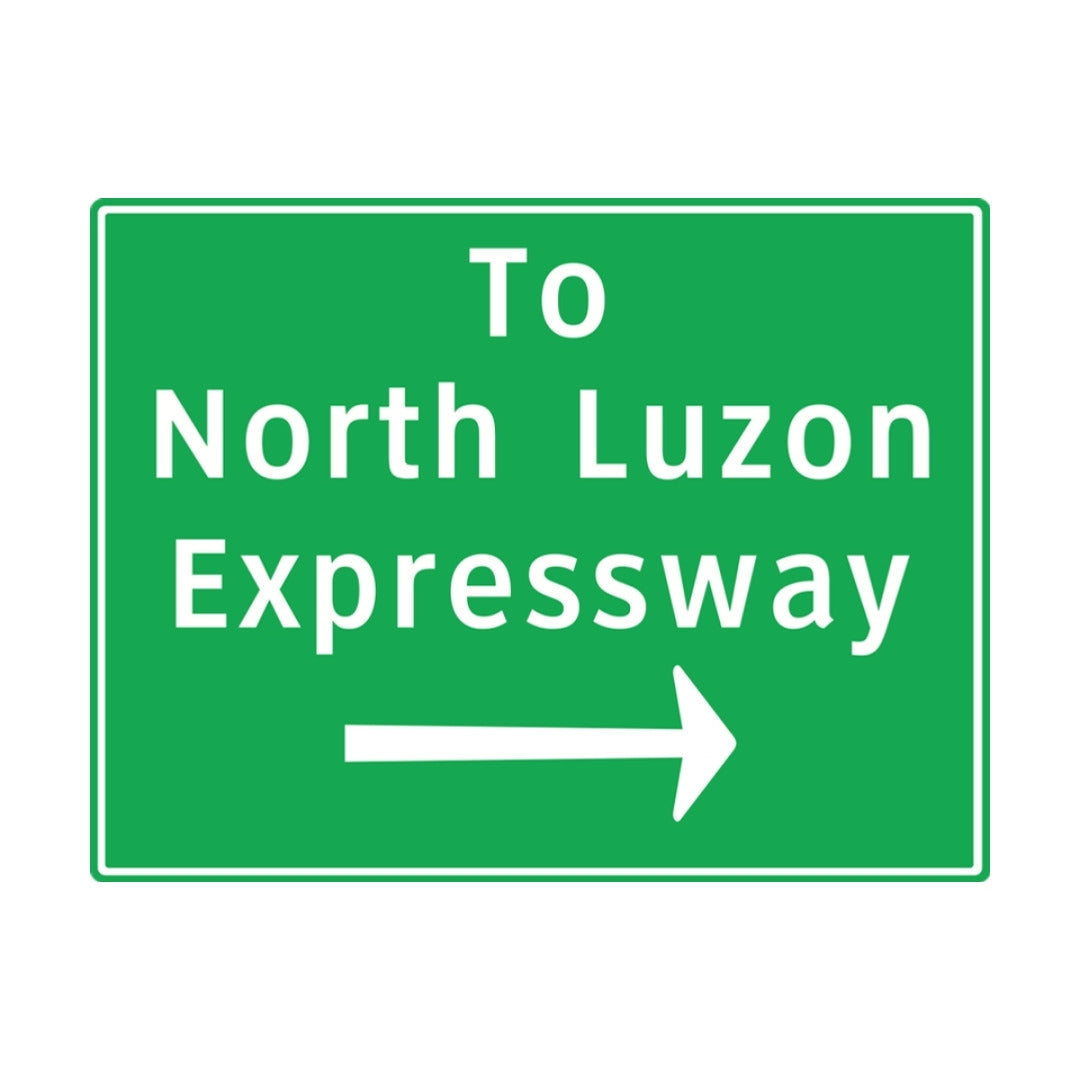 Expressway Approach Sign with Arrow