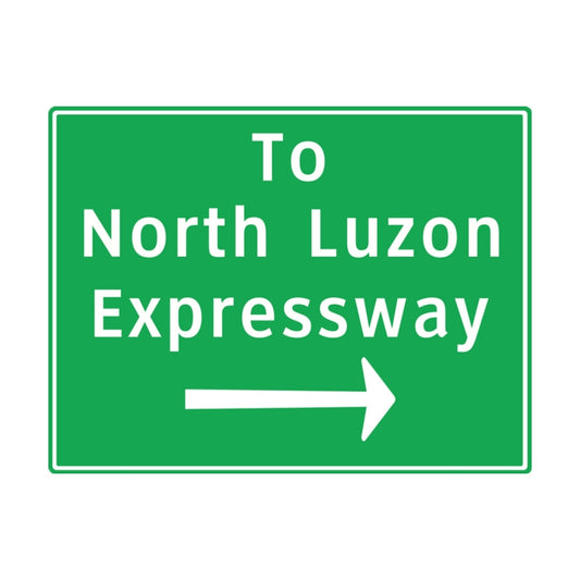 Expressway Approach Sign with Arrow