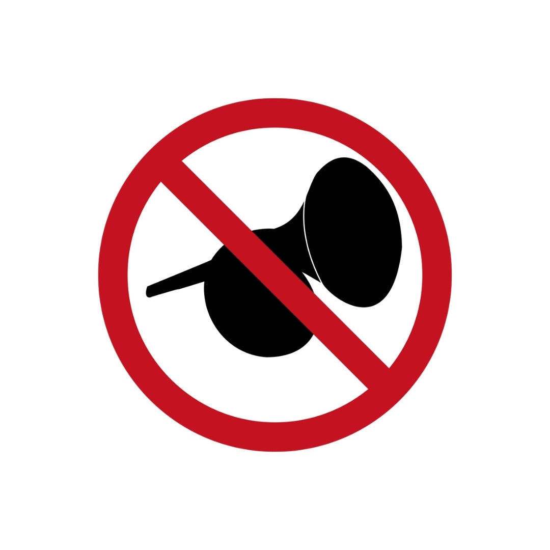 No Blowing of Horns (round)