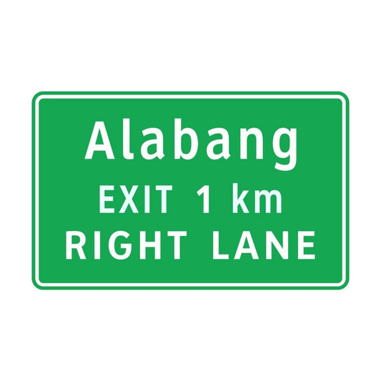 Advance Exit with Distance and Lane