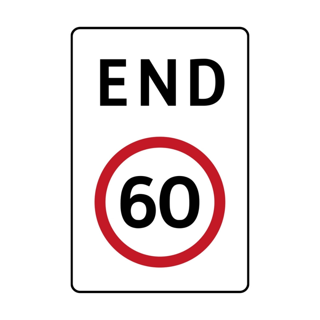 Speed Limit De-restriction (rectangular)