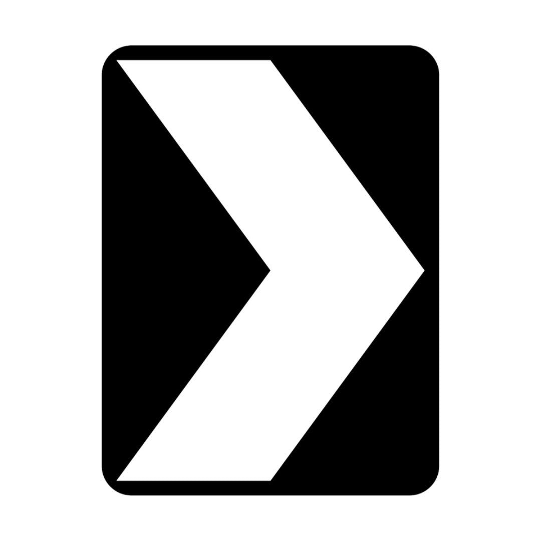 Black and White Chevron (right)