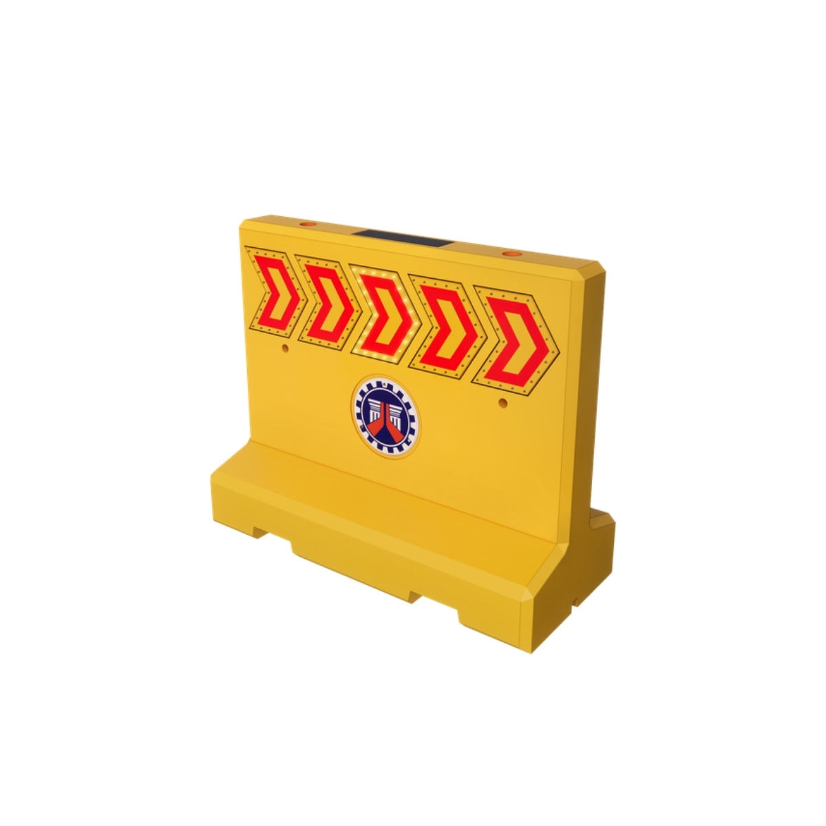 Illuminated concrete barrier