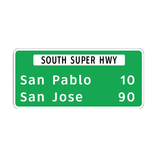 Reassurance Direction (with Road Name)