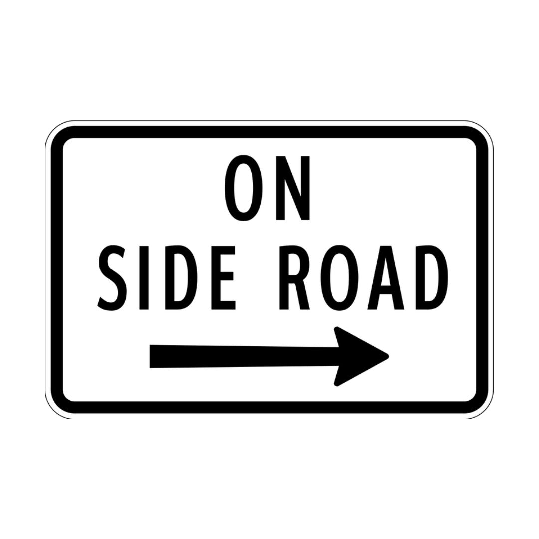 On Side Road (right)