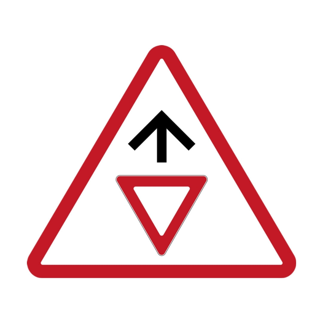 Give Way Sign Ahead