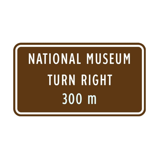 Tourist Spot National Museum Turn Right