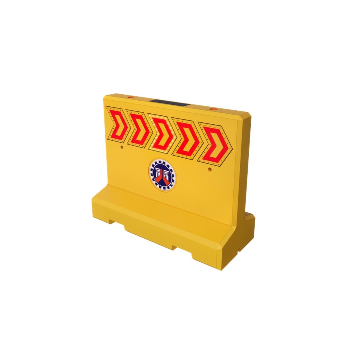Smart Modular Illuminated Operable Concrete Barrier System (SMIOCBS)