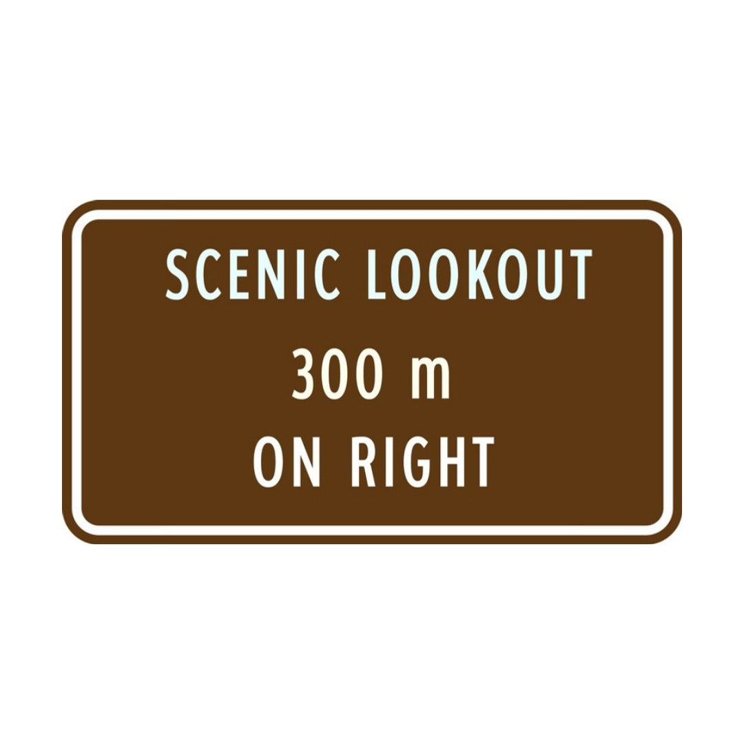 Tourist Spot Scenic Lookout on Right