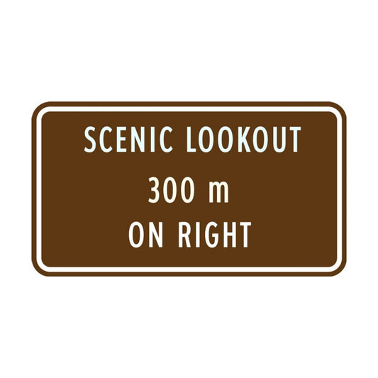 Tourist Spot Scenic Lookout on Right