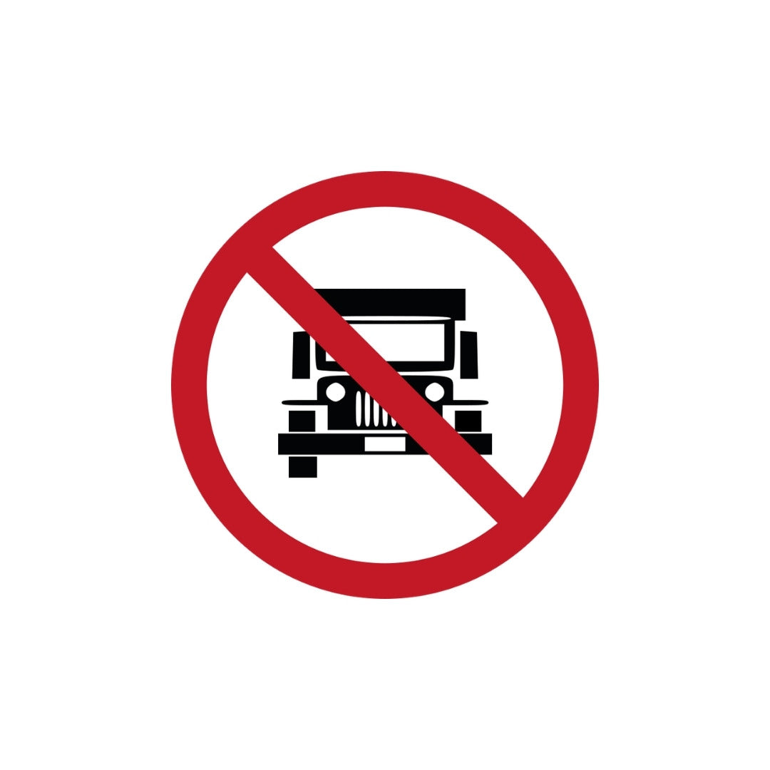 No Entry for Jeepneys (round)
