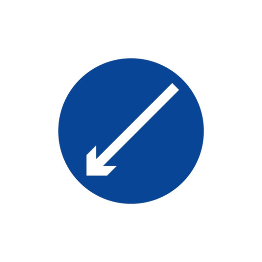 Keep Left (round)
