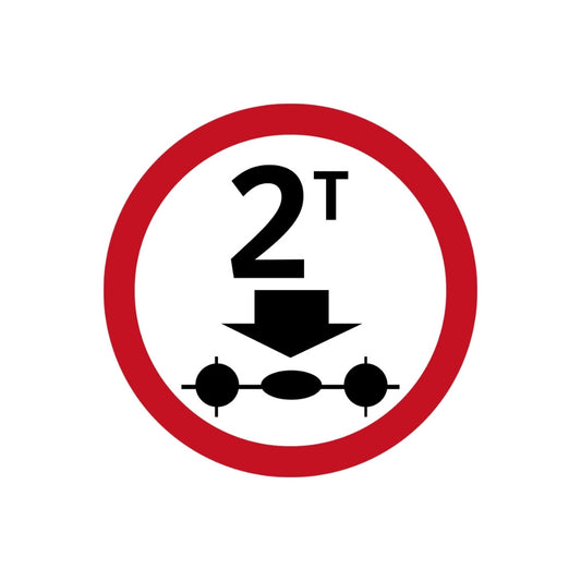 Weight Restriction Per Axle (round)