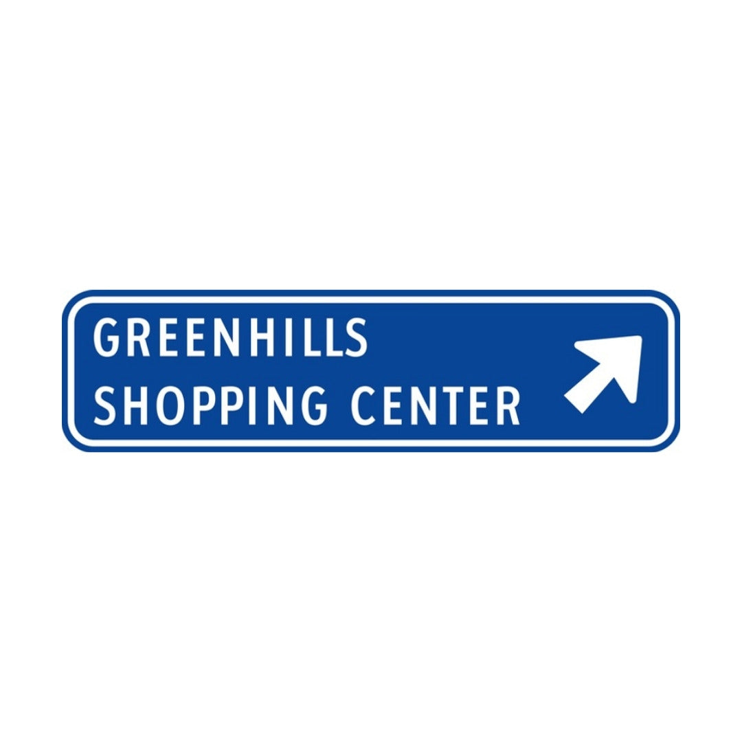 Service Sign (advance Sign with Name of Service)