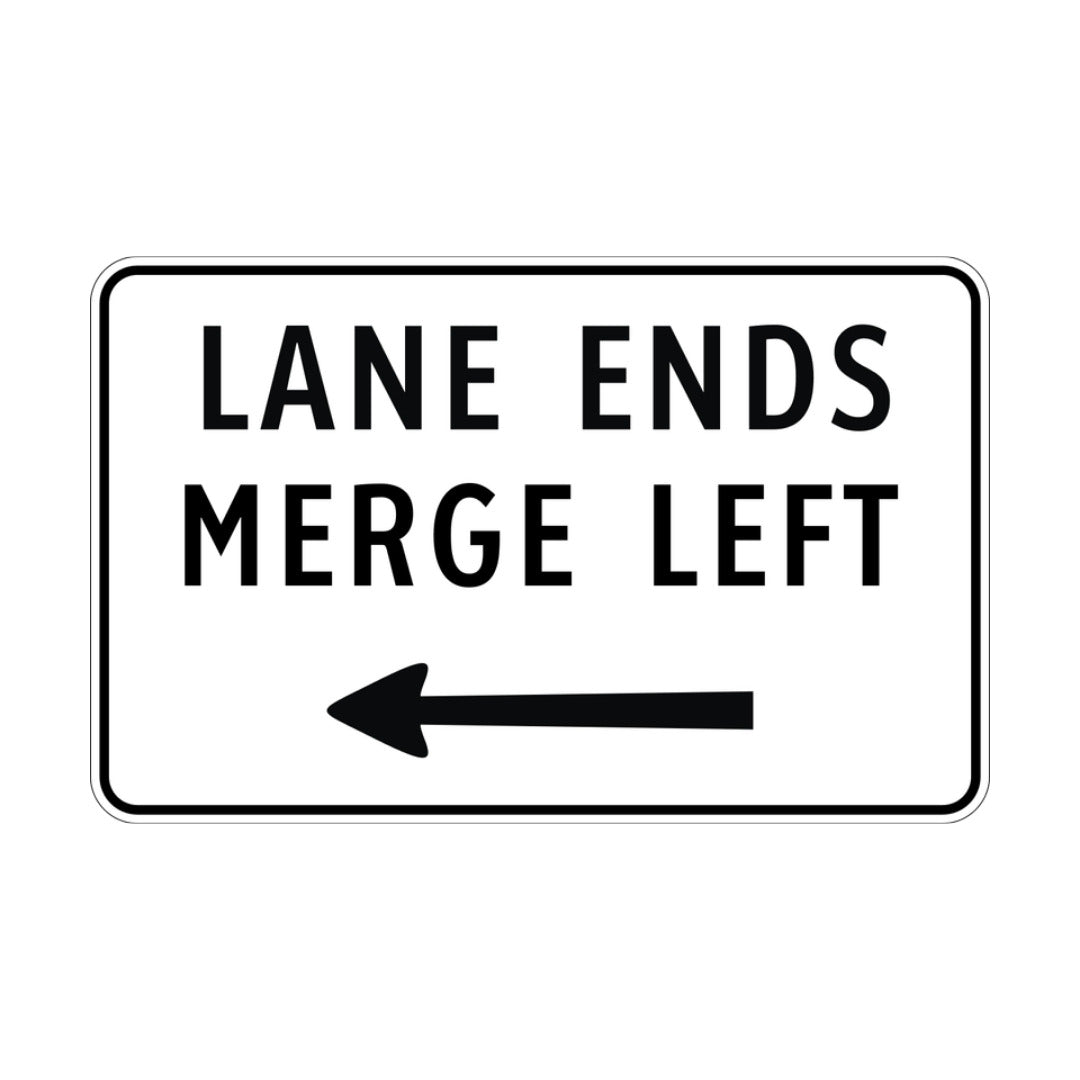 Lane Ends, Merge Left