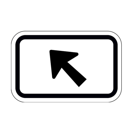Route Marker Diagonal Arrow Up Left