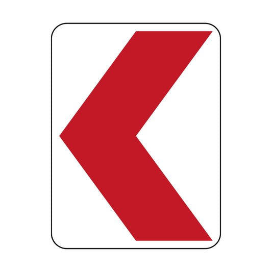 White and Red Chevron (left)