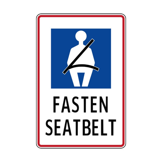 Fasten Seatbelt (rectangular)