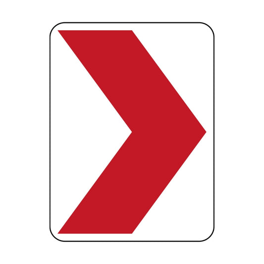 White and Red Chevron (right)