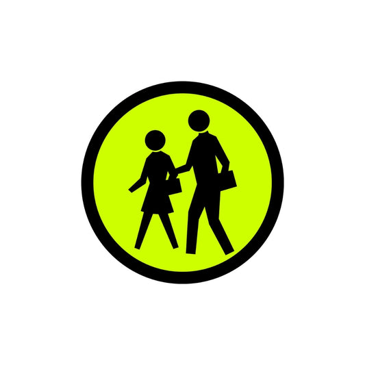 Children Crossing (round)