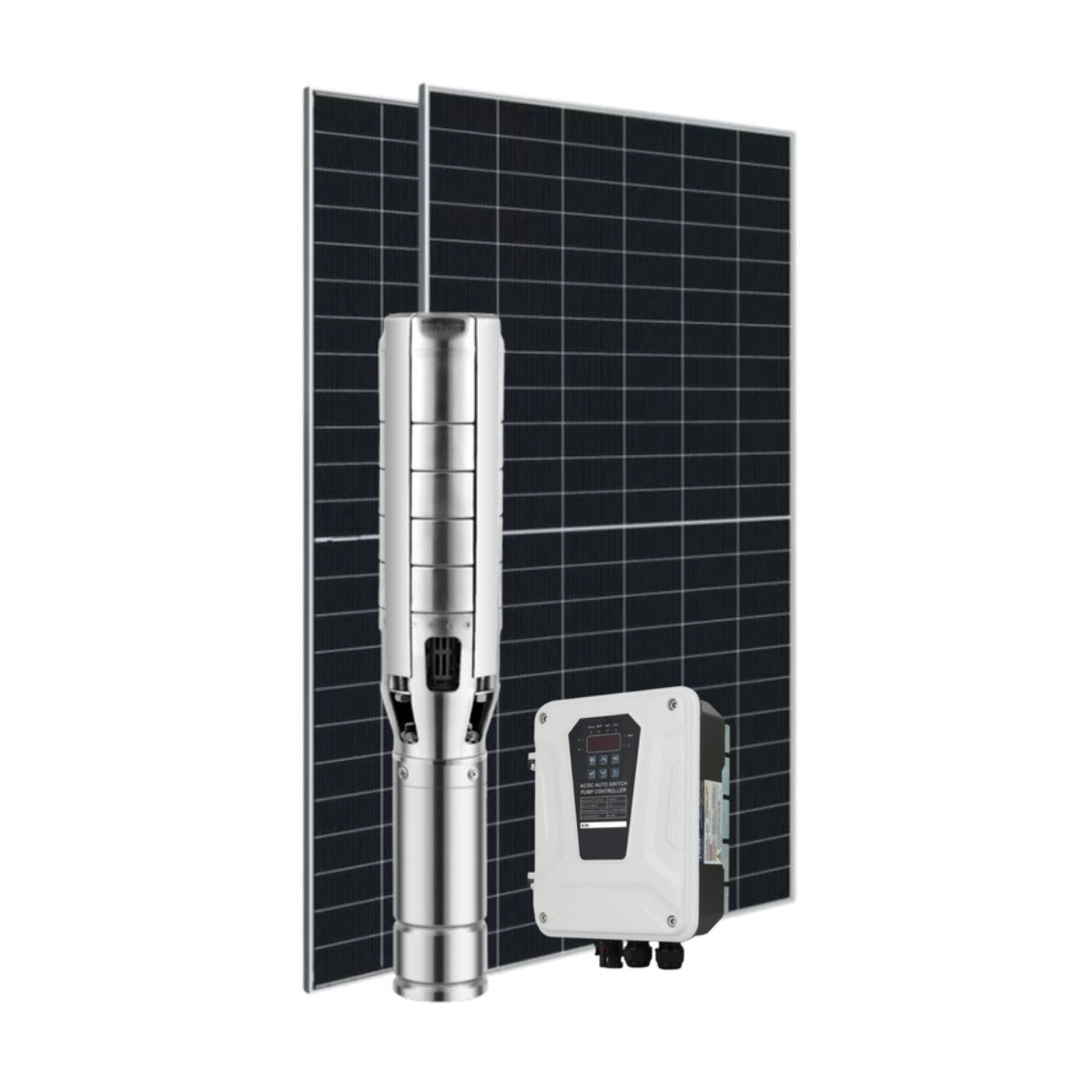 Hybrid Solar AC/DC Submersible Pump Series - Deep Well
