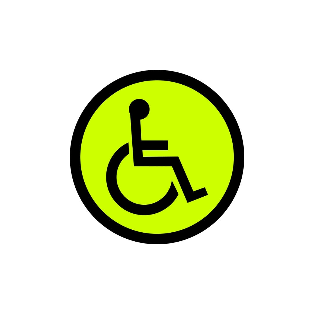 Persons with Disabilities Crossing (round)