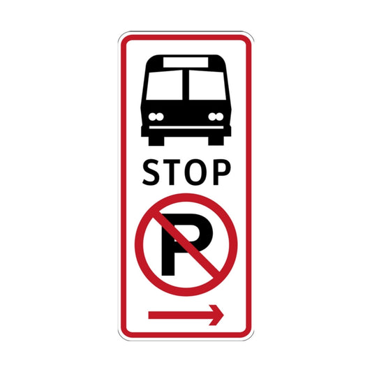 No Parking, Public Utility Bus Stop