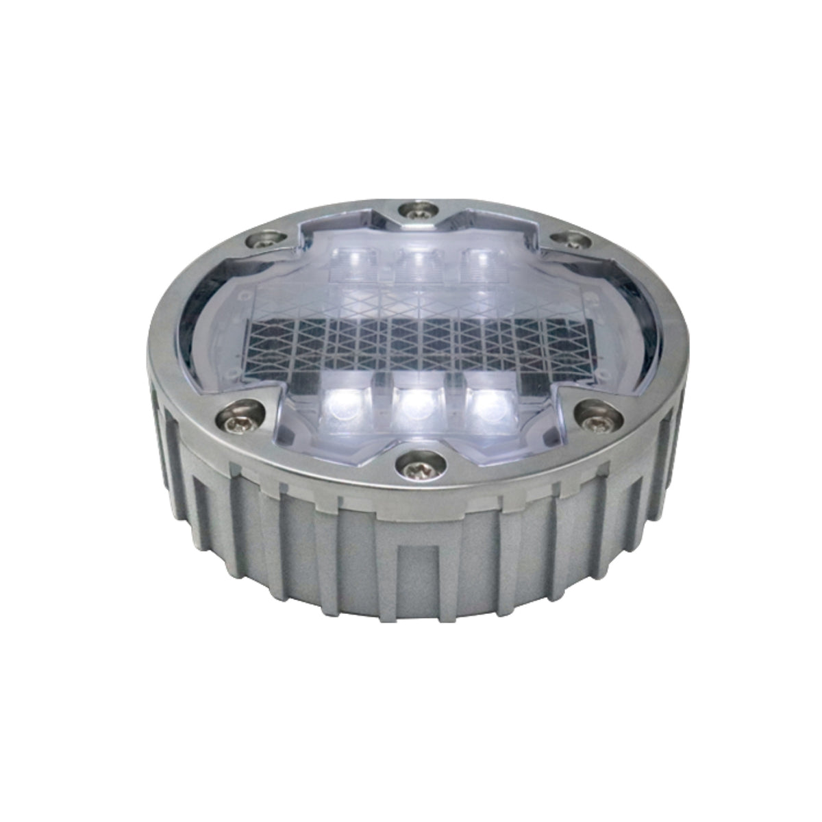 Heavy-Duty Embedded Solar Road Stud 143mm