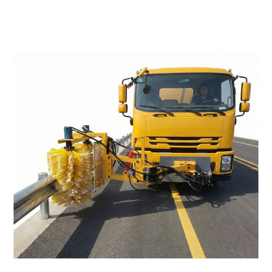 Wall, Concrete Barrier & Guardrail Washing Vehicle