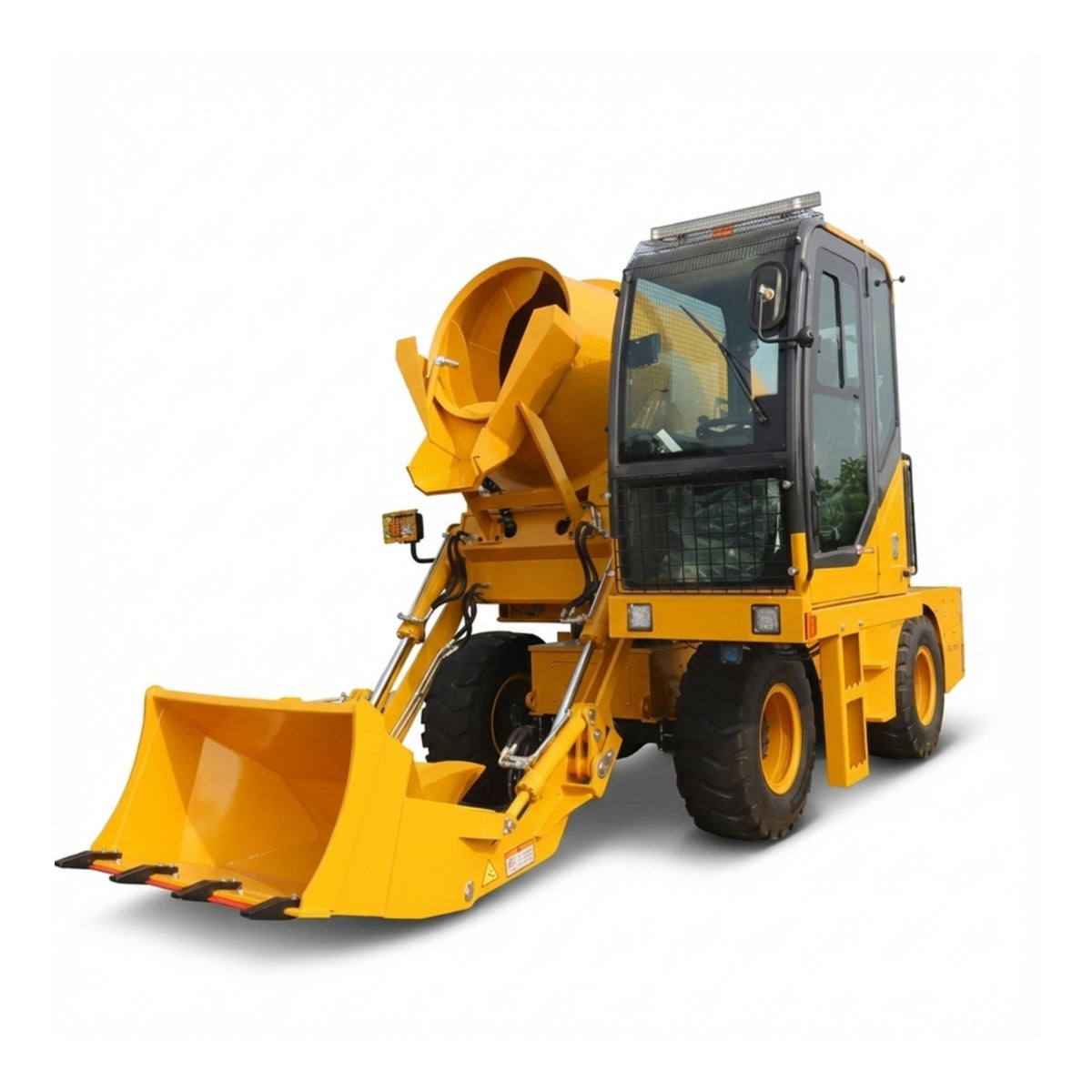 Self-Loading Concrete Mixer